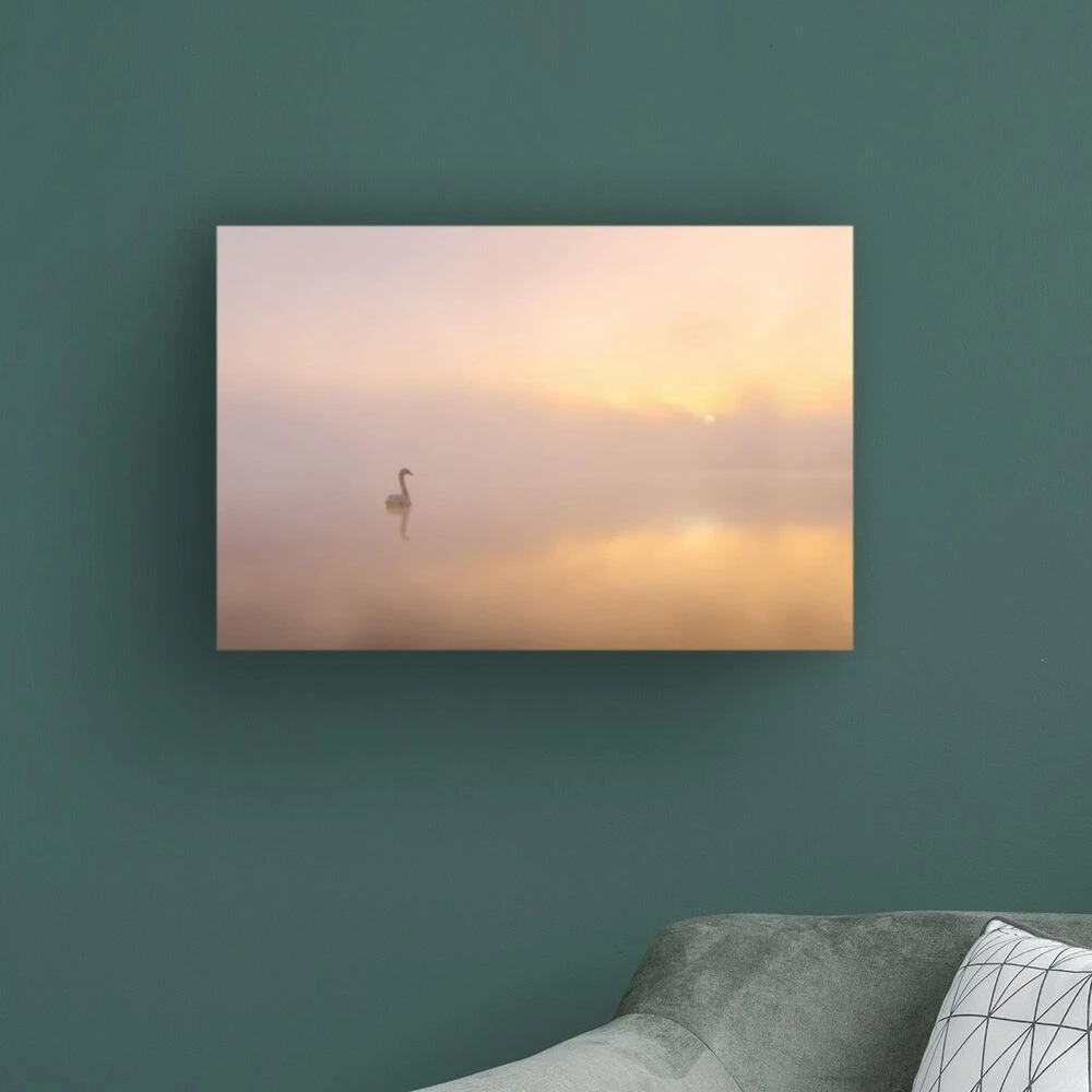 Timberlake Katarzyna Gritzmann 'Misty Morning' 22" X 32" Canvas Art 3 Timberlake Katarzyna Gritzmann 'Misty Morning' 22" X 32" Canvas Art