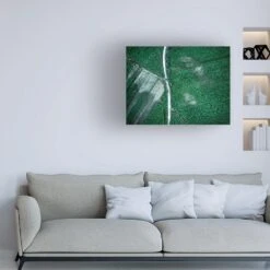 Timberlake Zhou Chengzhou 'Pure Green' 24" X 32" Canvas Art -Home Decoration Series 57654535 5