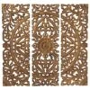 Maple And Jade 36" X 12" Traditional Wall Decor In Brown -Home Decoration Series 57680969 1