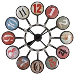 Yosemite Home Decor Bubble Wall Clock In Multicolor
