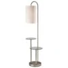 Adesso Leonard Floor Lamp In Brushed Steel 1 Adesso Leonard Floor Lamp In Brushed Steel -Home Decoration Series 57839235 1