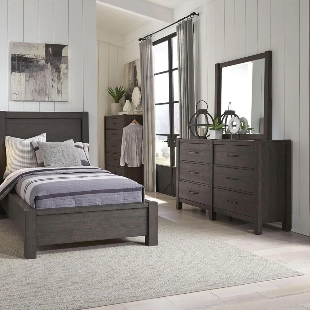 Riva Ridge Mill Creek Mirror In Carob 5 Riva Ridge Mill Creek Mirror In Carob - Image 3