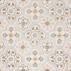 Safavieh Micro-Loop MLP381A 4' X 6' Ivory And Gray Area Rug -Home Decoration Series 5818481 8
