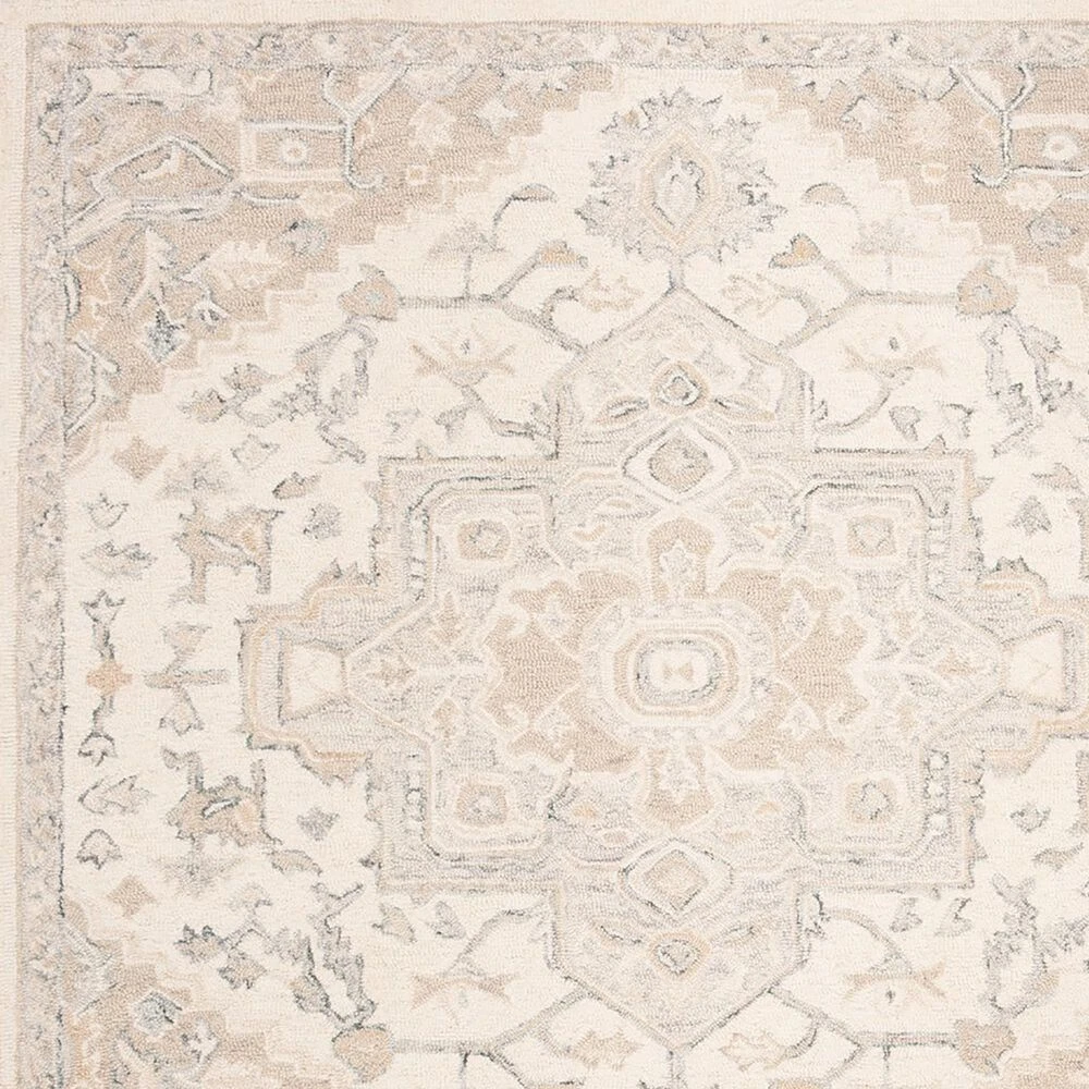 Safavieh Micro-Loop 10' X 14' Ivory And Beige Area Rug 9 Safavieh Micro-Loop 10' X 14' Ivory And Beige Area Rug - Image 7