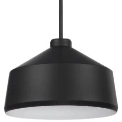 Uttermost Holgate 1-Light Pendant In Black