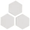 Pattern Brands Tile Sets 75-Piece Hexagon Tile In Fog -Home Decoration Series 5847712 1