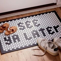 Pattern Brands Tile Sets 75-Piece Hexagon Tile In Fog -Home Decoration Series 5847712 3