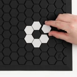 Pattern Brands Tile Sets 75-Piece Hexagon Tile In Fog -Home Decoration Series 5847712 4