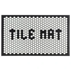 Pattern Brands Tile Mat 1.5" X 2.5" White Door Mat -Home Decoration Series 5847860 5