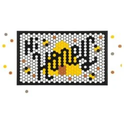 Pattern Brands Tile Mat 1.5" X 2.5" White Door Mat -Home Decoration Series 5847860 6