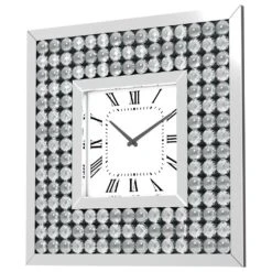 Furniture Of America Simpson Wall Clock In Silver