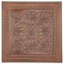 Maple And Jade 47" X 47" Wall Decor In Brown