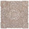 Maple And Jade 48" X 48" Wall Decor In White -Home Decoration Series 58625781 1