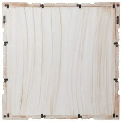 Maple And Jade 48" X 48" Wall Decor In White -Home Decoration Series 58625781 8