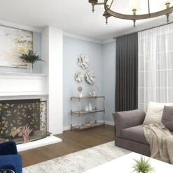 Maple And Jade 19" X 19" Wall Decor In White And Gold (Set Of 3) -Home Decoration Series 58626557 9