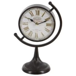 Maple And Jade Table Clock With Semi Circle Holder In Black (Set Of 4) -Home Decoration Series 58628751 12
