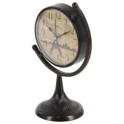 Maple And Jade Table Clock With Semi Circle Holder In Black (Set Of 4) -Home Decoration Series 58628751 14