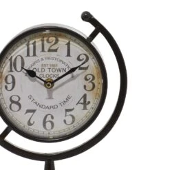 Maple And Jade Table Clock With Semi Circle Holder In Black (Set Of 4) -Home Decoration Series 58628751 3