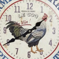 Maple And Jade 16" Wall Clock In Dark Brown And Creme (Set Of 2) 17 Maple And Jade 16" Wall Clock In Dark Brown And Creme (Set Of 2) -Home Decoration Series 58629429 5