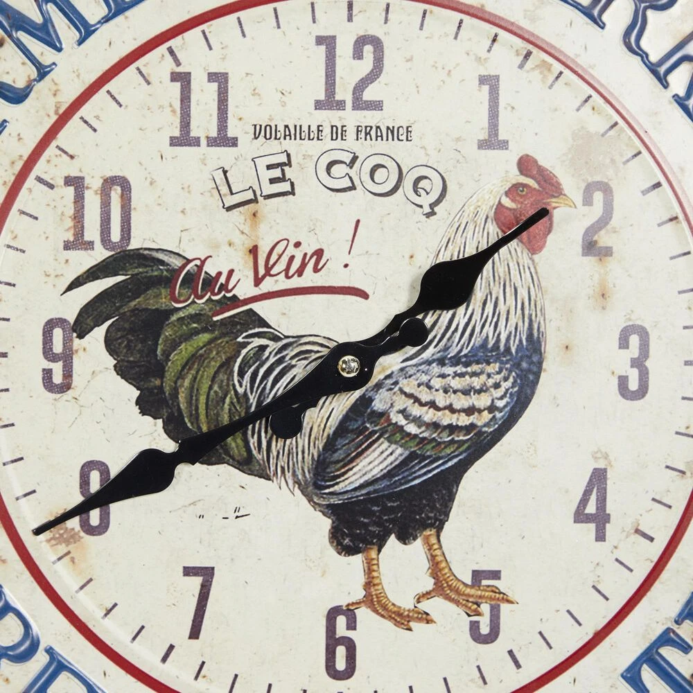 Maple And Jade 16" Wall Clock In Dark Brown And Creme (Set Of 2) 7 Maple And Jade 16" Wall Clock In Dark Brown And Creme (Set Of 2) - Image 5