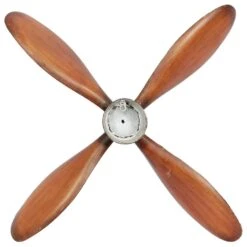 Maple And Jade 32" X 32" Propeller Wall Decor In Dark Brown And Gray (Set Of 2) -Home Decoration Series 58629817 7