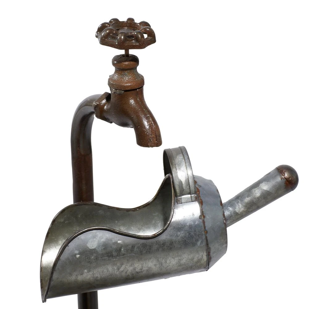 Maple And Jade 28" Farmhouse Fountain In Gray 5 Maple And Jade 28" Farmhouse Fountain In Gray - Image 3