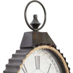 Maple And Jade 12" X 21" Wall Clock In Black -Home Decoration Series 58632357 3