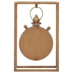 Maple And Jade 13" X 9" Table Clock In Bronze -Home Decoration Series 58633967 7