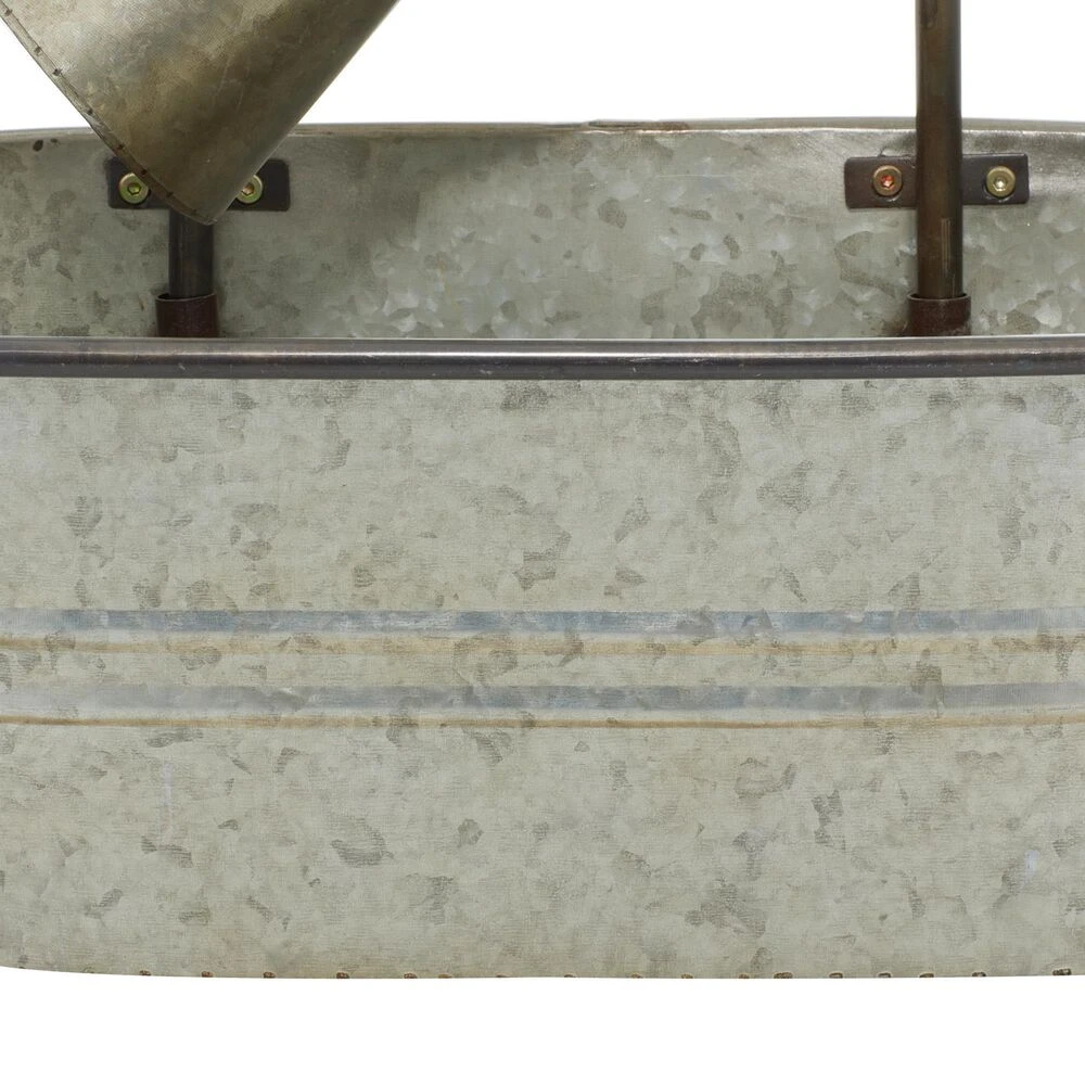Maple And Jade 34" Farmhouse Fountain In Gray 6 Maple And Jade 34" Farmhouse Fountain In Gray - Image 4
