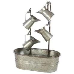 Maple And Jade 34" Farmhouse Fountain In Gray 16 Maple And Jade 34" Farmhouse Fountain In Gray -Home Decoration Series 58635830 5