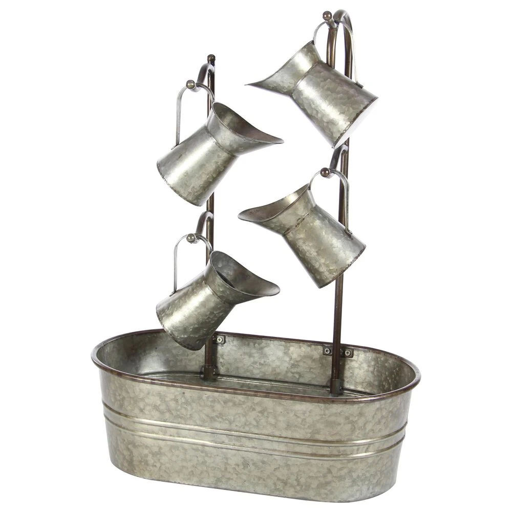 Maple And Jade 34" Farmhouse Fountain In Gray 7 Maple And Jade 34" Farmhouse Fountain In Gray - Image 5