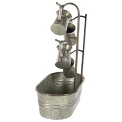 Maple And Jade 34" Farmhouse Fountain In Gray 18 Maple And Jade 34" Farmhouse Fountain In Gray -Home Decoration Series 58635830 7