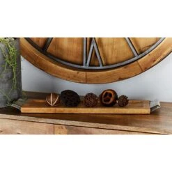 Novogratz Rectangular Tray In Brown And Silver (Set Of 2) -Home Decoration Series 58636812 3