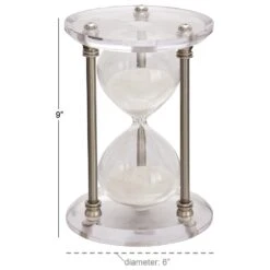 Novogratz 9" Glam Timer In Silver -Home Decoration Series 58638503 6