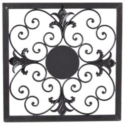 Maple And Jade 16" X 16" Rustic Wall Decor In Gold And Black (Set Of 4) -Home Decoration Series 58641457 7