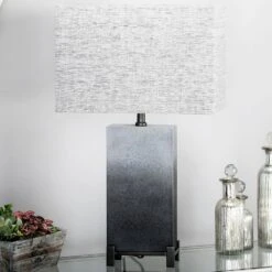 Maple And Jade Table Lamp In Dark Gray