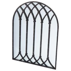 Southern Enterprises Chalfin Wall Mirror In Antique Black -Home Decoration Series 58690017 5