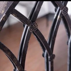 Southern Enterprises Chalfin Wall Mirror In Antique Black -Home Decoration Series 58690017 7