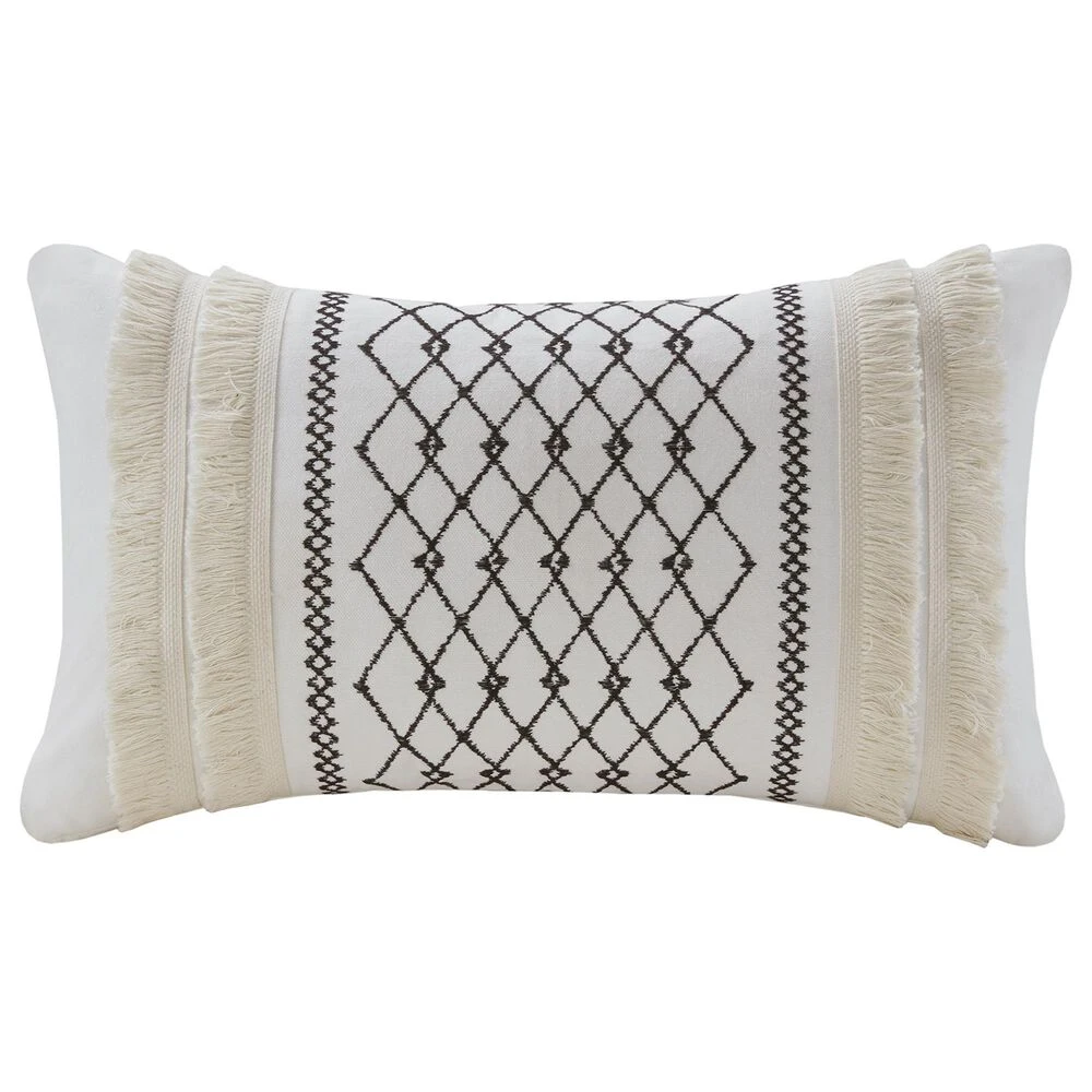 Hampton Park Bea 12" X 20" Pillow In Ivory 3 Hampton Park Bea 12" X 20" Pillow In Ivory