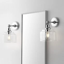 Safavieh Lansor Wall Sconce In Chrome (Set Of 2) -Home Decoration Series 58921362 4