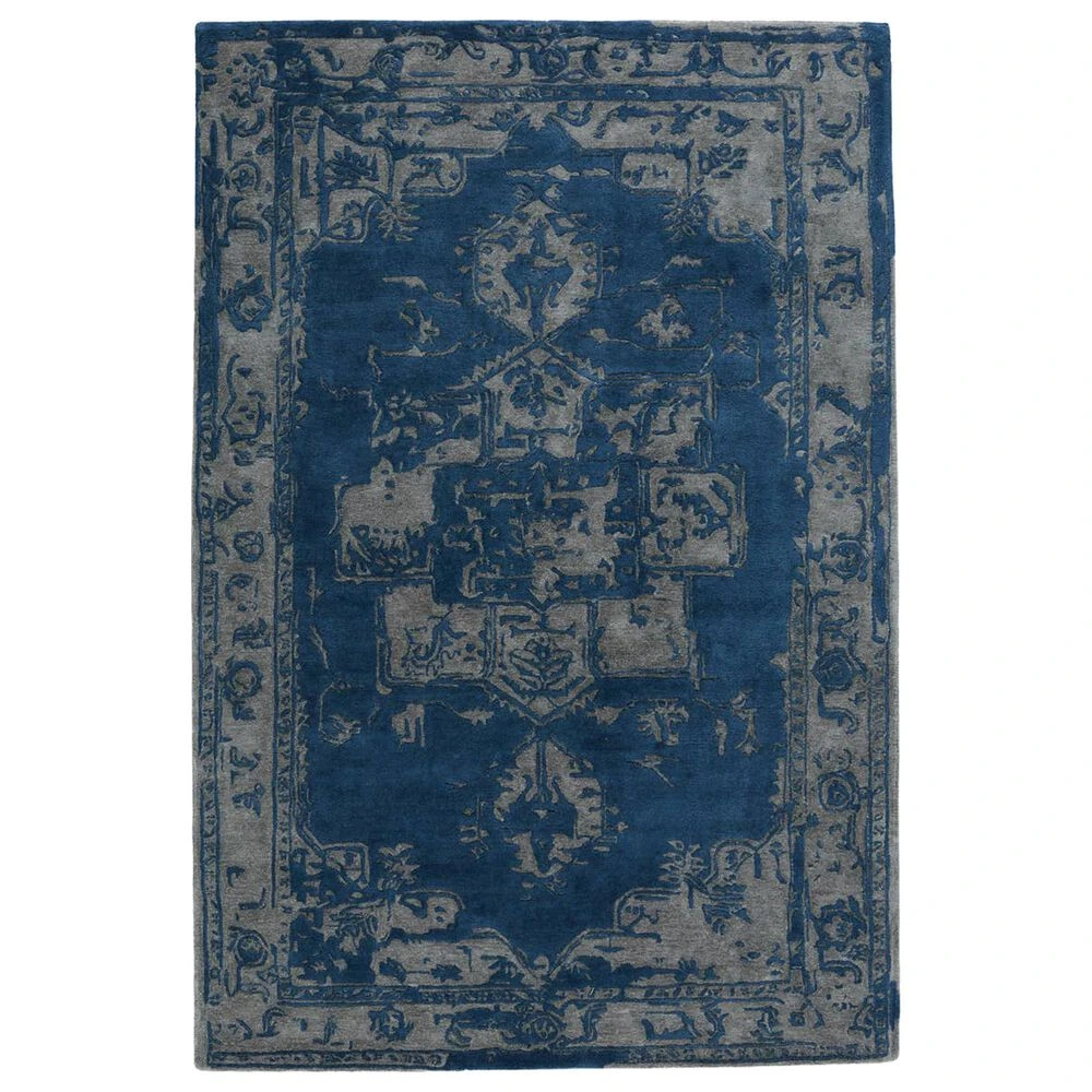 Jaipur Citrine 5' X 8' Colony Blue Area Rug 3 Jaipur Citrine 5' X 8' Colony Blue Area Rug