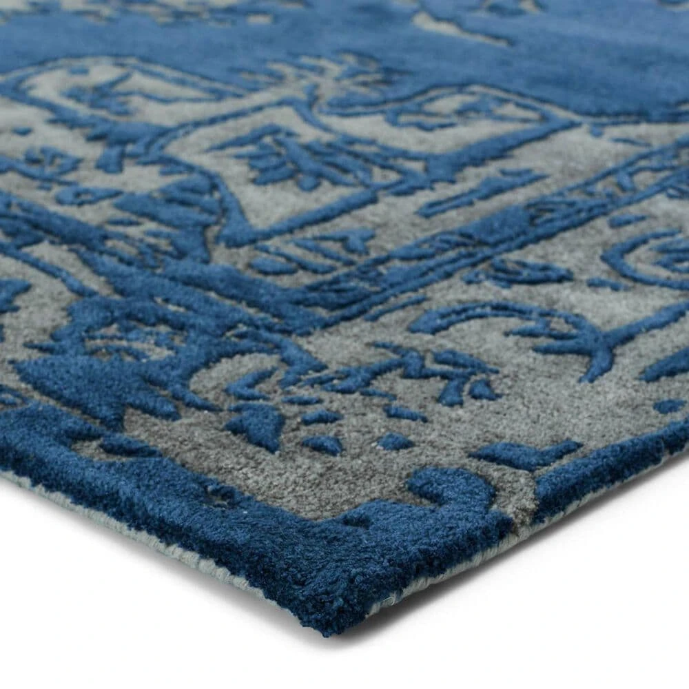 Jaipur Citrine 5' X 8' Colony Blue Area Rug 4 Jaipur Citrine 5' X 8' Colony Blue Area Rug - Image 2