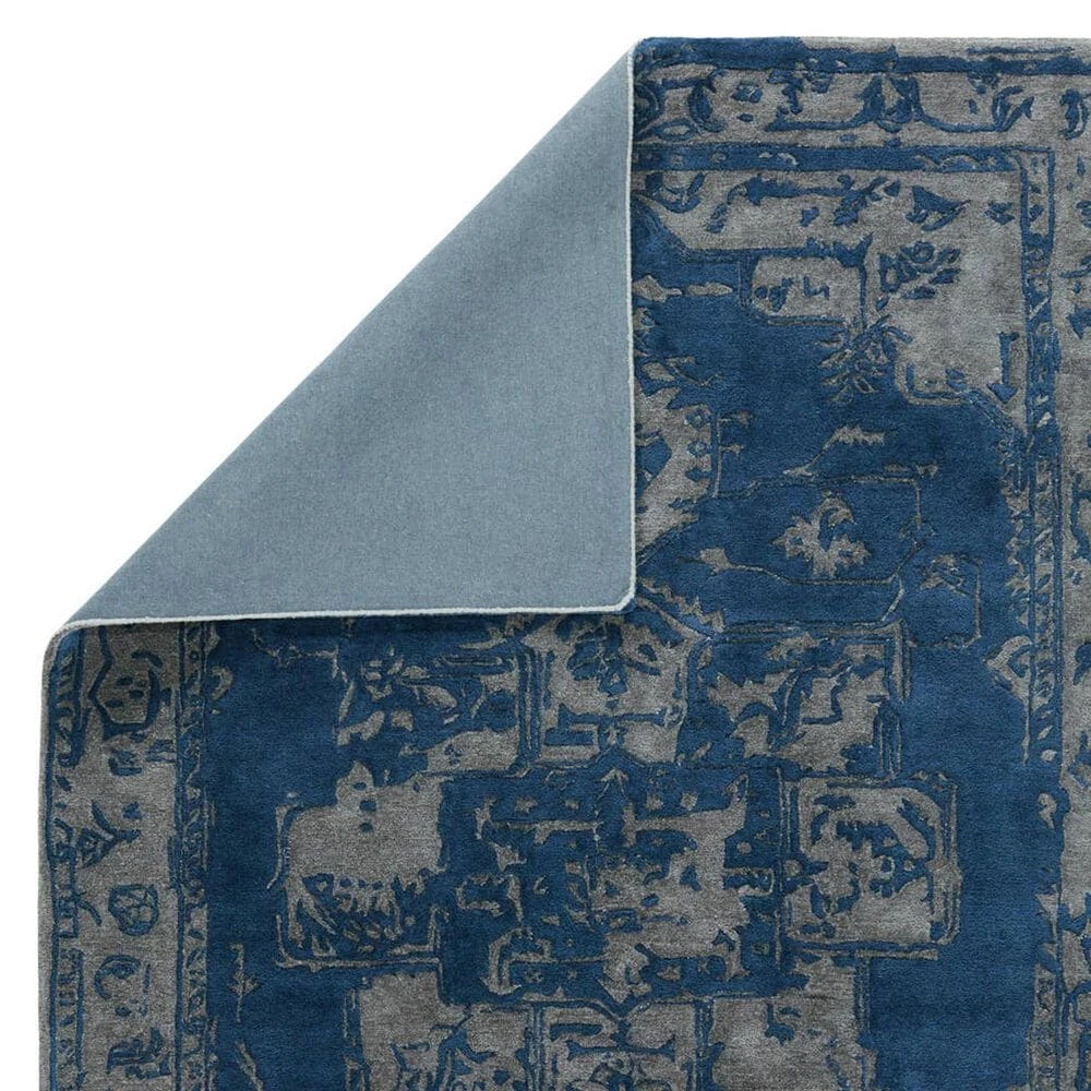 Jaipur Citrine 5' X 8' Colony Blue Area Rug 5 Jaipur Citrine 5' X 8' Colony Blue Area Rug - Image 3