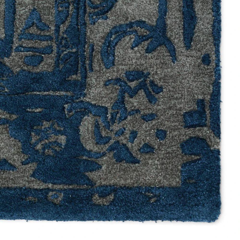 Jaipur Citrine 5' X 8' Colony Blue Area Rug 6 Jaipur Citrine 5' X 8' Colony Blue Area Rug - Image 4