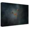 Timberlake Little Mushrooms 12" X 19" Canvas Art In Black/Grey -Home Decoration Series 59541953 1