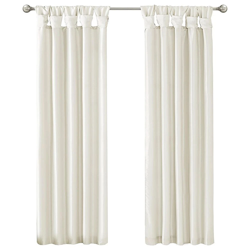Hampton Park Emilia 50" X 108" Window Curtain In White 3 Hampton Park Emilia 50" X 108" Window Curtain In White
