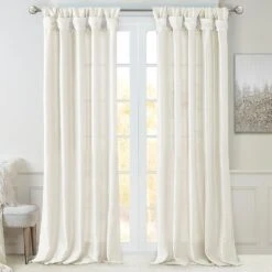 Hampton Park Emilia 50" X 108" Window Curtain In White 15 Hampton Park Emilia 50" X 108" Window Curtain In White -Home Decoration Series 59559450 6