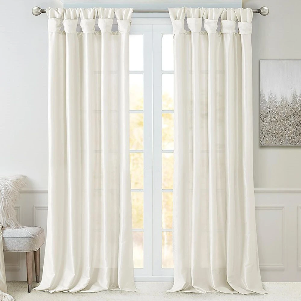Hampton Park Emilia 50" X 108" Window Curtain In White 8 Hampton Park Emilia 50" X 108" Window Curtain In White - Image 6