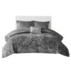 Hampton Park Felicia 3-Piece Twin/Twin XL Comforter Set In Grey -Home Decoration Series 59559641 1