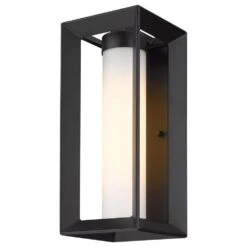 Golden Lighting Smyth Outdoor Wall Sconce In Natural Black -Home Decoration Series 59659623 3